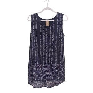 Dolan Sleeveless Abstract Print Tunic- size S